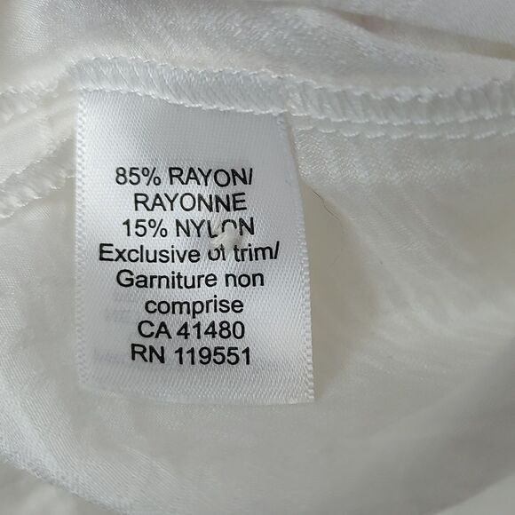 Gentle Fawn Semi Sheer Long Sleeve Button Down Blouse Size L NWT - Picture 8 of 14